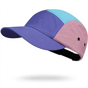 Croogo Men's 5 Panel Multi Color Baseball Cap UPF 50+ Outdoor Trucker <b>Hats</b> Nylon Lightweight Golf Sports Cap - Product Image 1