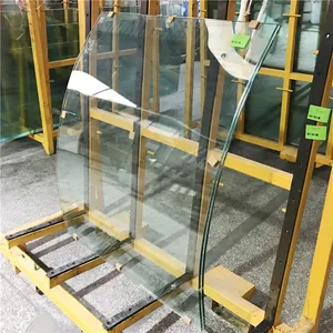 Заводская цена, стеклянные перила, размер на заказ, 10 мм, прозрачная изогнутая балюстрада из закаленного стекла