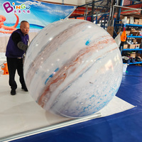 Modèle de système solaire gonflable lumineux personnalisé, boule de lune LED, ballon publicitaire géant gonflable de la planète Terre pour la décoration