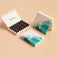 Boîte-cadeau personnalisée de luxe pour chocolats et bonbons avec insert, emballage en carton premium pour cadeaux, vente au détail et image de marque