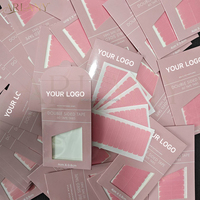 ARLANY Bandes adhésives double face prédécoupées avec logo personnalisé, fixation ultra-résistante pour extensions de cheveux naturels à la kératine, usage quotidien en salon