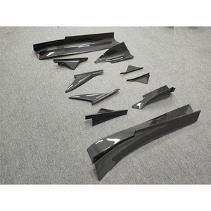 Kit carrosserie compact en fibre de carbone style OD modifié, jupes latérales et séparateurs latéraux pour Maserati MC20, pièces de modification aérodynamique - Product Image 3