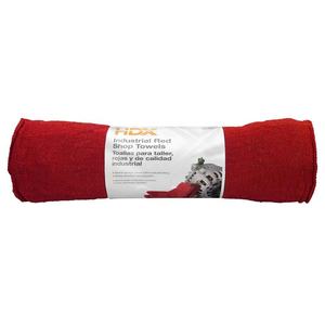 Paquete <span class=keywords><strong>de</strong></span> 50 Toallas Industriales Rojas para Mecánicos, para Limpieza <span class=keywords><strong>de</strong></span> Grasa y Aceite, 14''X13'' - Product Image 4