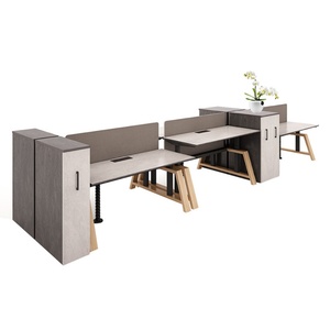 Popular Hot Sale Height Adjustable Standing Intelligent L Shape <b>Office</b> Home Executive Workstation Furniture Desks <b>Table</b> - Product Image 4