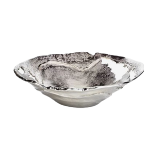 Serveur de nourriture fait à la main de fête de mariage fini noir mat bol en métal traiteurs et cantines utilisent le fournisseur par l'Inde - Product Image 5