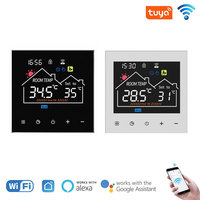 Nuevo Termostato Inteligente WiFi Tuya con Pantalla Táctil, Rectangular, de Pared, para Calefacción por Suelo Radiante, 16A/3A, Doble Potencia, Ahorro de Energía, Fácil Instalación