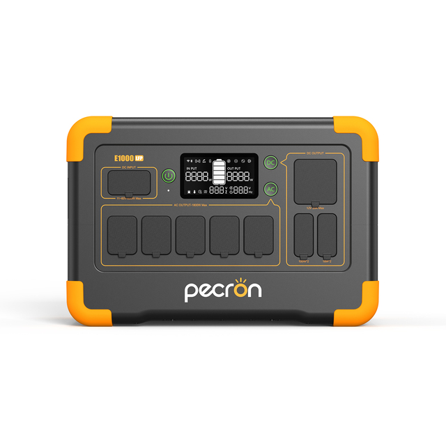 Pecron 1800w 1024wh LiFePO4 Solar Power Station E1000LFP Water Proof Solar Battery Backup Emergencies, Camping, RV, Home Use