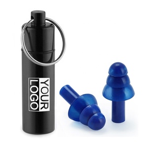 <span class=keywords><strong>Tapones</strong></span> para los Oídos de Silicona Reutilizables con Protección Auditiva y Cancelación de <span class=keywords><strong>Ruido</strong></span>, con Estuche Metálico, para Dormir - Product Image 1