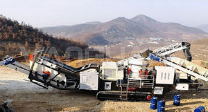 Crawler loại di động trạm nghiền 150 TPH di động máy nghiền hình nón với rung màn hình - Product Image 2