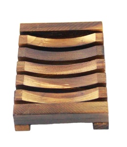 Natural Bamboo Wooden Soap Dish Storage Holder Tray Bathroom Storage Box Soap Box For Home Made Up