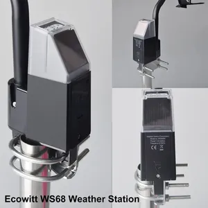 Anémomètre sans fil solaire 4-en-1 <span class=keywords><strong>Ecowitt</strong></span> WS68 : mesure de la vitesse du vent (m/s et mph), de la direction et du capteur de lumière UV uniquement - Product Image 4