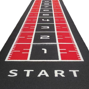 Tapis de sol <span class=keywords><strong>synthétique</strong></span> PE/PP super populaire pour piste de course, gazon artificiel personnalisé pour salle de sport et fitness - Product Image 5