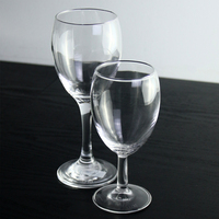 Gobelet à Vin en Cristal Vente en Gros Boire Fêtes Élégant Rouge Logo Personnalisé Gobelet à Vin Clair en Verre