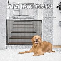 Malla de seguridad expandible al por mayor con gancho ajustable para perros y gatos, para interiores, escaleras, balcones y exteriores