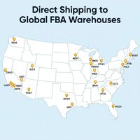 Services d'expédition aérienne Chine-USA, transit de fret express FCL/LCL+Express, Amazon FBA, livraison express aérienne rapide DDP