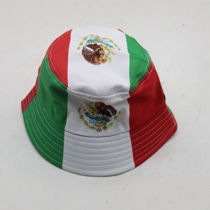 Chapeau de pêcheur <span class=keywords><strong>drapeau</strong></span> mexicain pour les fans, respirant, unilatéral, protection solaire quatre saisons pour hommes et femmes - Product Image 1