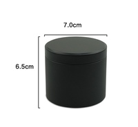 Conteneur en métal étamé de 5 oz, directement de l'usine, pour le stockage alimentaire, boîte à thé, matériaux recyclés, vernis protecteur, emballage en gros
