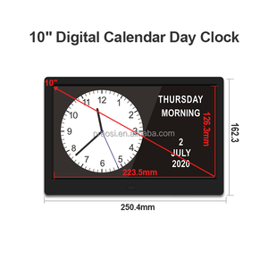 2026 Large Screen Display Digital Desk <strong>Clock</strong> with Alarm for Grandfather <strong>Grandmother</strong> Dementia Alzheimer's Reminders for Christmas - Product Image 3