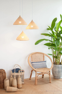 โคมไฟไม้ไผ่ โคมไฟห้อยเพดาน งานฝีมือ โคมไฟครัวไทย โคมไฟแขวนตกแต่งบ้าน ผู้ผลิต OEM เวียดนาม - Product Image 6