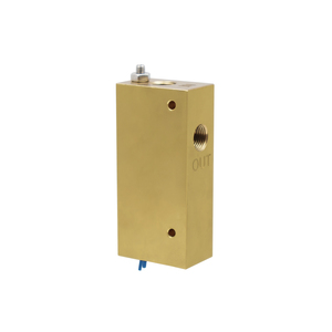 Interruptor de Flujo de Gas Ajustable NPT1/8 FS‑2SC‑3‑1/8NPT, Interruptor de Sensor de Flujo de Gas de Latón para Montaje Vertical y Horizontal - Product Image 1