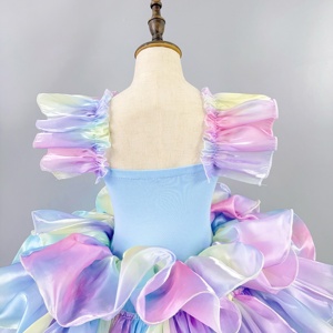 Disfraz <span class=keywords><strong>de</strong></span> Princesa <span class=keywords><strong>de</strong></span> Ballet para Niñas <span class=keywords><strong>de</strong></span> Año Nuevo, Lindo Vestido <span class=keywords><strong>de</strong></span> Tul con Lentejuelas para Actuación, Vestido <span class=keywords><strong>de</strong></span> Gasa con Volantes <span class=keywords><strong>de</strong></span> Spandex/Algodón para Niñas - Product Image 5