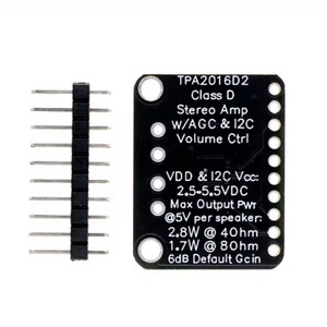 TPA2016D2คลาส D สเตอริโอ AMP 2.8W I2C โมดูลเสียงควบคุมปริมาณ AGC สำหรับโครงการ DIY - Product Image 1