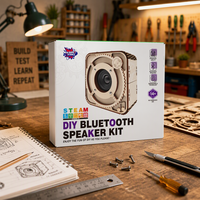 Produsen Kit Pembelajaran Sains BIG BANG ODM/OEM, Kit Perakitan Speaker Bluetooth DIY untuk Kelas Fisika STEM Sekolah