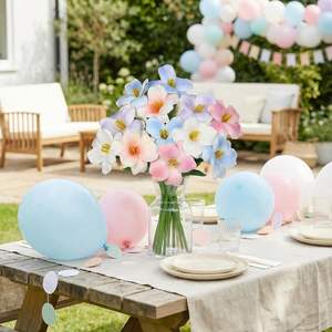 Ramo de Tulipanes Artificiales de Seda de Alta Calidad para Decoración del Hogar, Sala de Estar, Accesorios de Fotografía, PU - Product Image 3