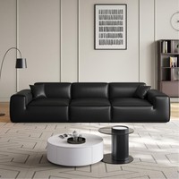 Ensemble canapé et table basse 2 pièces de luxe moderne pour salon d'appartement, avec option extérieur