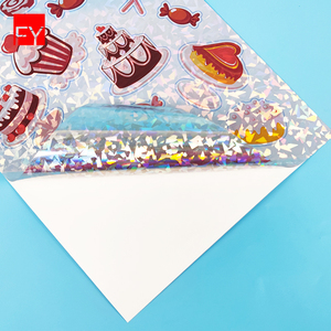 Autocollant en vinyle personnalisé découpé à la forme, holographique, de haute qualité, imprimable à jet d'encre, pour café, vodka, boissons énergisantes, vin, bière, boissons - Product Image 5