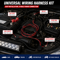 Kit de câblage automobile universel personnalisé, assemblage complet de câbles électriques pour voiture, camion, moto, connexion électrique