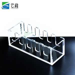 Estante para Placas de Petri de Acrílico, 5 y 10 Posiciones, Transparente, Colocación Vertical, Almacenamiento para Laboratorio - Product Image 1