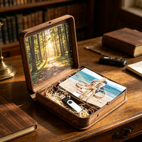 Boîte à souvenirs en bois pour photos et objets précieux, cadeau d'anniversaire de mariage, boîte de rangement personnalisée découpée au laser