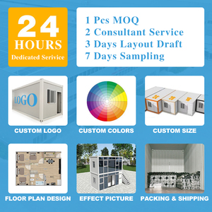 Casa Container in Acciaio a Due Piani Durevole e Versatile con Caratteristiche Traspiranti per l'Uso nella Ricostruzione Post-Disastro - Product Image 3