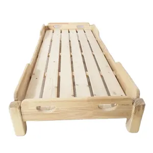Buy nursery daily furniture beds that can be stacked to save space for your child's crib
