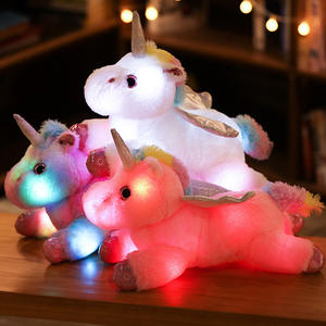 Peluche Personalizzato Unicorno Luminoso con LED Giocattolo Notturno Fluorescente - Product Image 2