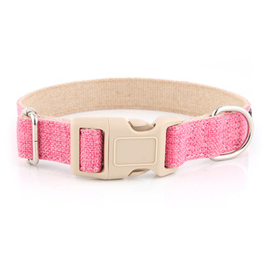 <span class=keywords><strong>Collar</strong></span> de Perro de Lujo de Suministro Directo, <span class=keywords><strong>Collar</strong></span> de Entrenamiento para Mascotas Sostenible de Lino Puro y Poliéster Reflectante para Perros Grandes, Medianos y Pequeños - Product Image 4
