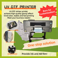 Imprimante d'autocollants à transfert à froid UV DTF HYCAN New A3 UV entièrement automatique à double tête avec 2 têtes XP600