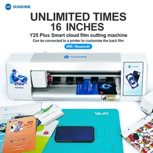 SUNSHINE Y25 Plus Unlimited Times Máquina de corte de 16 pulgadas WiFi + Bluetooth Operación inteligente dual Cortes de película de La SS-075 del SS-057 - Product Image 2