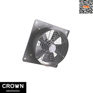 พัดลม500B2 AC 220V ทรงมงกุฎดีไซน์วงกลมด้านหน้าและด้านหลังสำหรับติดตั้งบนหลังคาซึ่งมีแบริ่งมอเตอร์คุณภาพสูง - Product Image 2
