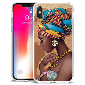 Ốp Lưng Mềm TPU Mờ Ma Thuật Melanin Phụ Nữ Màu Đen Cho <span class=keywords><strong>Iphone</strong></span> 12 Ốp Lưng Cô Gái Màu Đen - Product Image 3