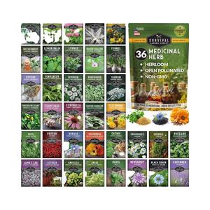 Ultimate 36 Variety Non-GMO Heirloom Herb Garden 28.000 + Culinary Medicinal Essential Home Healing Flower Eco-Friendly Hanging - Product Image 1