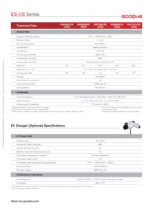 Version américaine <span class=keywords><strong>GoodWe</strong></span> 5kw 6kw 7.6kw 9.6kw 11.4kw Onduleur solaire hybride à phase séparée 120V/240V haute tension pour la maison - Product Image 6
