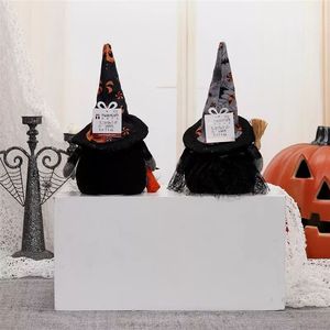 Gnomos de Halloween Iluminados, Juego de 2 Piezas, Lindos Muñecos de Bruja de Peluche, Regalo Festivo - Product Image 4
