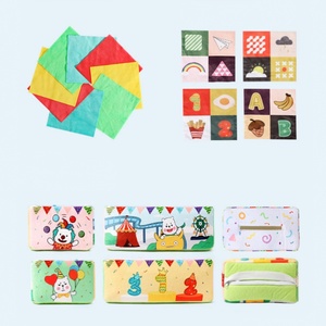 Jouet éducatif en papier froissé pour bébé de <span class=keywords><strong>0</strong></span> à <span class=keywords><strong>3</strong></span> ans, boîte à mouchoirs résistante aux déchirures, <span class=keywords><strong>livre</strong></span> en tissu pour l'apprentissage précoce des nourrissons - Product Image 5