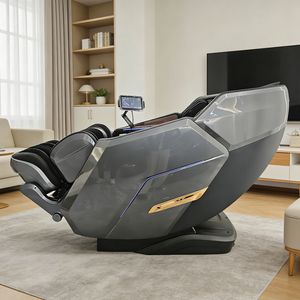 <span class=keywords><strong>Fauteuil</strong></span> de massage intelligent 3D 4D à prix d'usine, OEM, <span class=keywords><strong>électrique</strong></span>, de luxe, avec airbags intégraux, zéro gravité, SL-Track et extension de massage des jambes et des pieds - Product Image 2