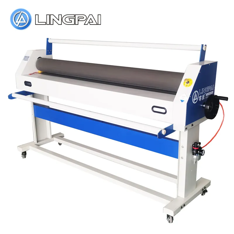 Lingpai LP1600-D1 harga pabrik 1.6m A3A4 tangan Jenis cold laminator