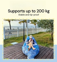 Chaise longue gonflable d'extérieur, canapé gonflable, lit de jour gonflable, canapé de plage gonflable personnalisé, transat gonflable, lit de camping