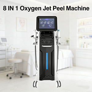 Appareil de peeling à jet d'oxygène non invasif 8 en 1 pour une hydratation intense, un lifting cutané et une stimulation du collagène - Product Image 1