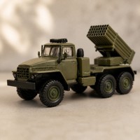 Camion militaire RC à l'échelle 1/16, 6x6, lance-roquettes, télécommande 2,4 GHz, véhicule routier avec lumières, prêt à rouler, jouet pour enfants, chargeur inclus
